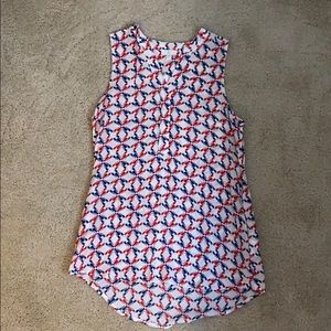 NWT lobster print sleeveless tunic